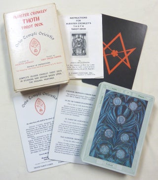 Item #69781 Aleister Crowley Thoth Tarot Deck (Cards) [ With Four-Language Card Titles ]....