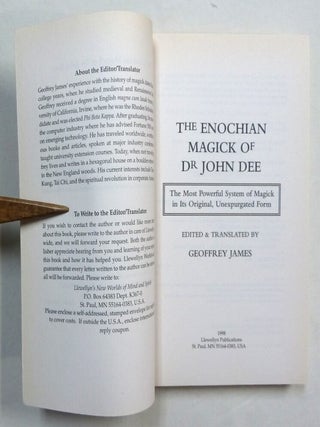 The Enochian Magick of Dr. John Dee.