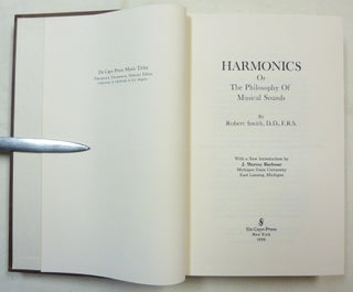 Harmonics, or the Philosophy of Musical Sounds .