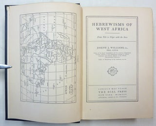 Hebrewisms of West Africa. From Nile to Niger with the Jews.