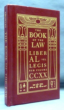 Item #70155 The Book of the Law [technically called Liber AL vel Legis, sub figura CCXX as...