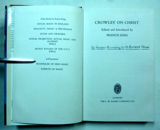 Crowley on Christ.