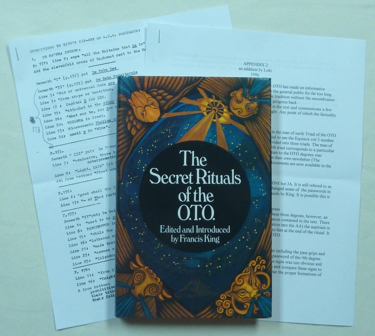Item #70198 The Secret Rituals of the O.T.O. [ OTO ]. Aleister CROWLEY, Edited and, Francis King.