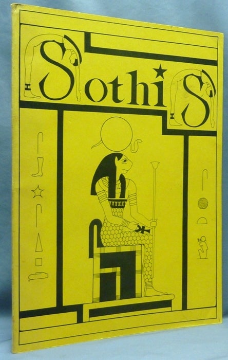 Item #70216 Sothis: A Magazine of the New Aeon. Volume II, No. I. Jan BAILEY, David Hall, Mike Magee -, Kenneth Grant, Aleister Crowley.