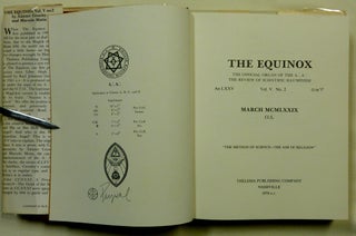 The Equinox Volume V. No. 2 [ Volume Five, No. 2 ]; The Official Organ of the A. A. The Review of Scientific Illuminism