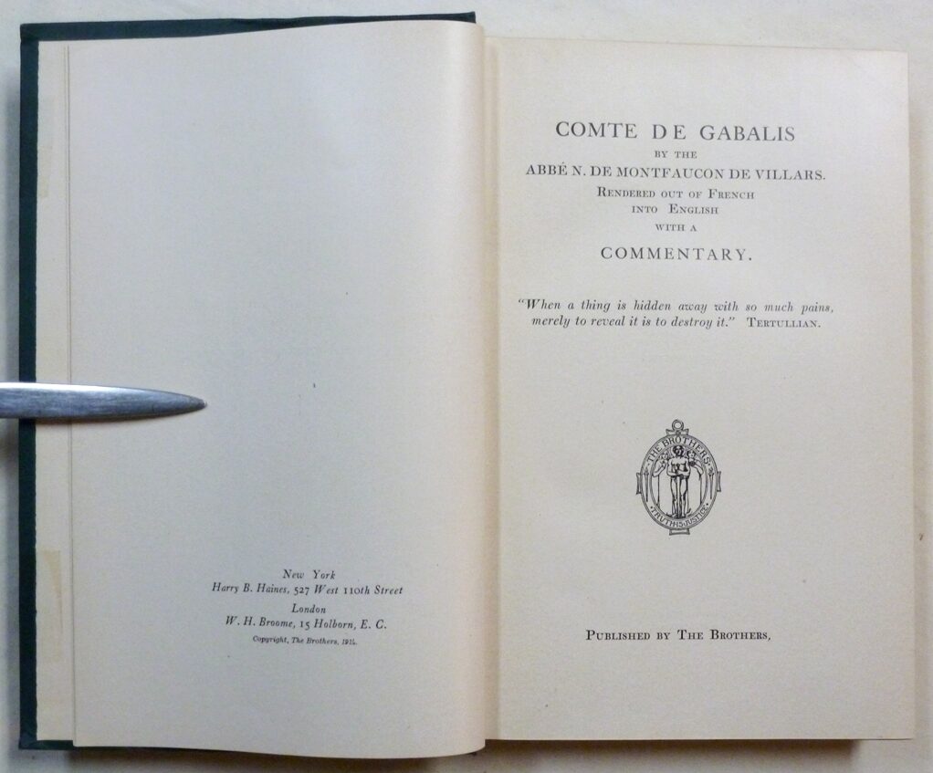 Gabalis Ancient Ruler Comte De Gabalis | Comte de Gabalis, Abbé N. De Montfaucon De | First ...