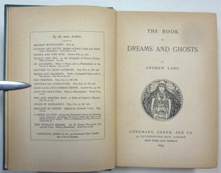 The Book of Dreams and Ghosts.