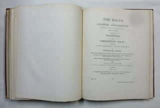 The Magus. Or Celestial Intelligencer; Being a Complete System of Occult Philosophy.