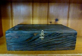 Item #70585 A Large Wooden Box Containing a Variety of Implements and Objects Used in Magickal...