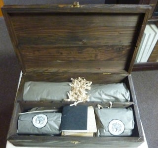 A Large Wooden Box Containing a Variety of Implements and Objects Used in Magickal Ritual.