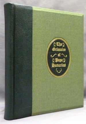 The Grimoire or Book of Spells of Pope Honorius.