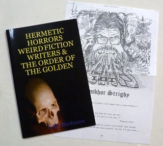 Hermetic Horrors, Weird Fiction Writers & The Order of the Golden.