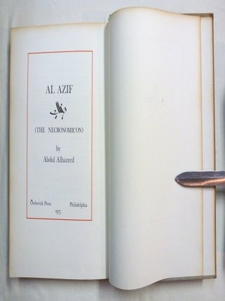 Al Azif (The Necronomicon).