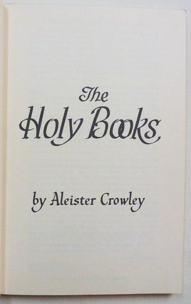 The Holy Books.