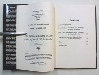 The Forbidden Lecture: Gilles de Rais [ The Banned Lecture ].