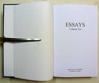 Essays, Volume Ten ( Essays 10).