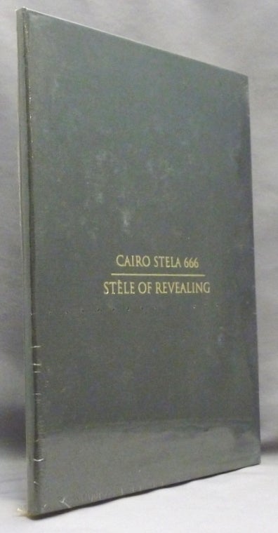 Item #71019 Cairo Stèla 666. Stele of Revealing. Aleister: related works CROWLEY, Terence DuQuesne.