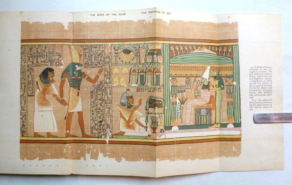 Dead Scribes The Book of the Dead, The Papyrus of Ani, Scribe and Treasurer of the ...