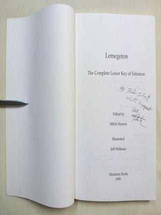 Lemegeton. The Complete Lesser Key of Solomon.