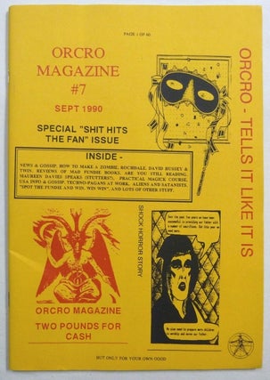 Item #71711 ORCRO Magazine, September 1990, Issue # 7. Special "Shit Hits the Fan" Issue....