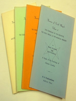 Item #71951 Theorems of Occult Magick, A Study of the Teachings of Aleister Crowley. Volume 1. ...