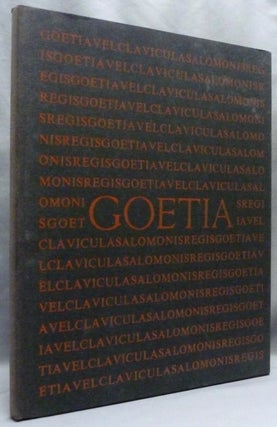 Item #71974 The Book of the Goetia of Solomon the King; Translated into English Tongue by a Dead...