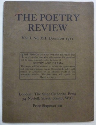 Item #72004 Aleister Crowley contributes a poem by "Villon's Apology (on Reading Tennyson's...