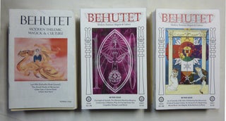 Item #72011 Behutet Anthology: Modern Thelemic Magick & Culture, 39 nonconsecutive issues....