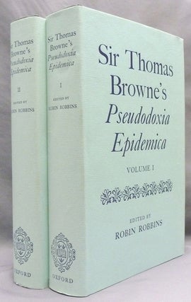 Item #72081 Sir Thomas Browne's Pseudodoxia Epidemica: Or, Enquiries Into Commonly Presumed...