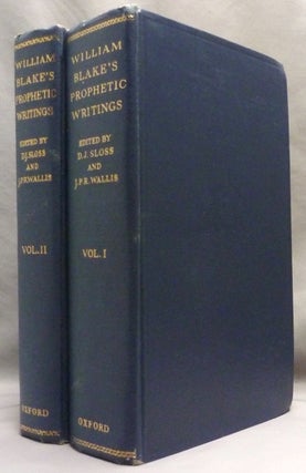 Item #72135 The Prophetic Writings of William Blake. Edited and with a General Introduction,...