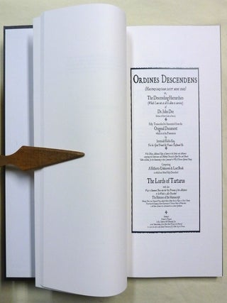 The Ordines Descendens of Dr. John Dee.