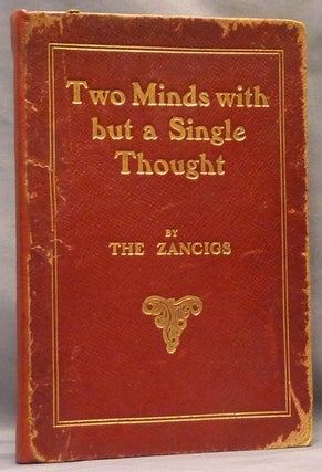 Item #72209 Two Minds with But a Single Thought. Spiritualism, Julius, Agnes Zancig, signed