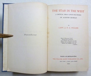 The Star In the West. A Critical Essay Upon The Works of Aleister Crowley.