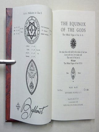 The Equinox of the Gods.