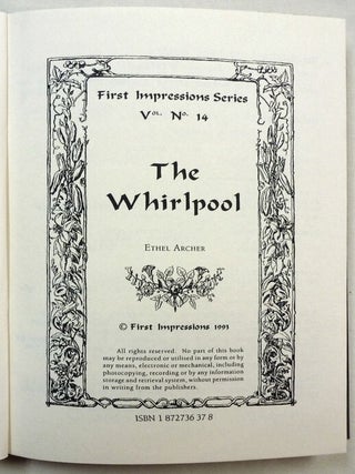 The Whirlpool; First Impressions series, No. 14