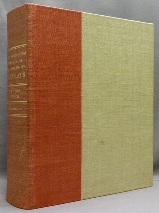 The Variorum Edition of the Poems of W. B. Yeats.
