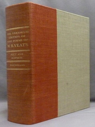 The Variorum Edition of the Poems of W. B. Yeats.