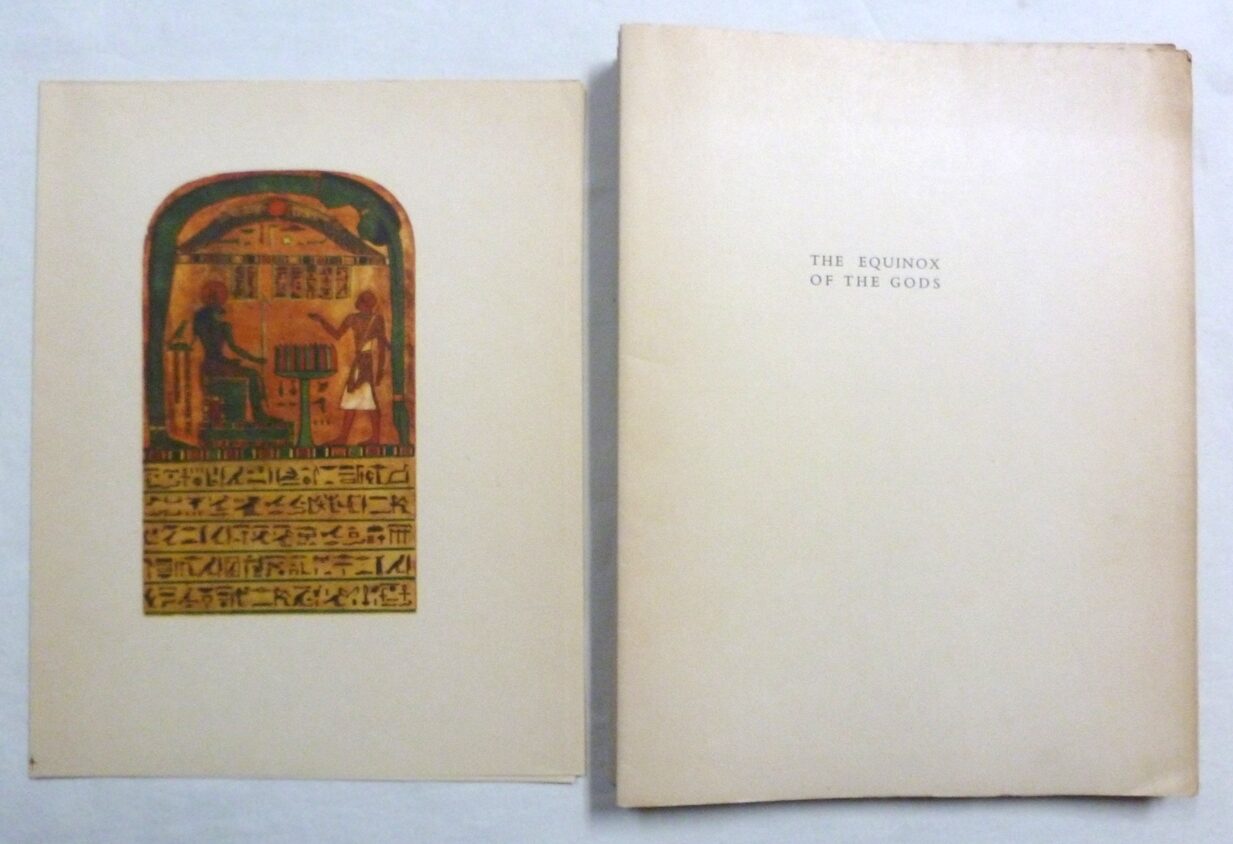 A set of original sheets for an unbound copy of The Equinox of the Gods ...