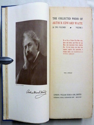 The Collected Poems of Arthur Edward Waite ( 2 Volume Set ).