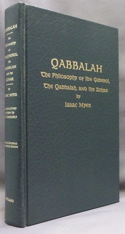 Qabbalah: The Philosophy of Ibn Geberol, The Qabbalah, and the Zohar ...