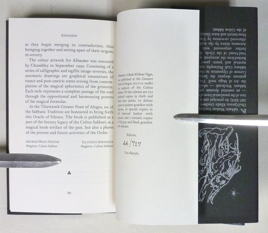 Khiazmos: A Book without Pages | Andrew D. CHUMBLEY, Frater A. H. I ...