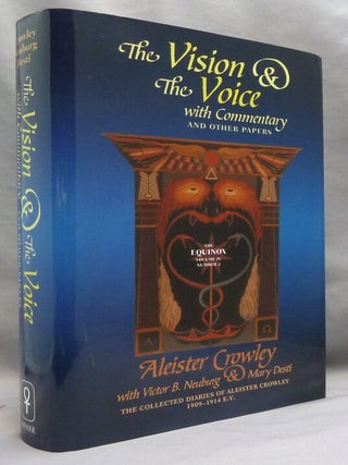 Item #73519 The Vision and the Voice. With Commentary and Other Papers. The Collected Diaries...