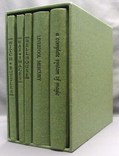 Item #73595 A Complete System of Magic. Boxed set: Four Hardbound "Volumes" and a folder with associated ephemeral items all housed in slipcase. Magic, compiler, scribe, William Dawson BELLHOUSE, Transcribed, Dan Harms.