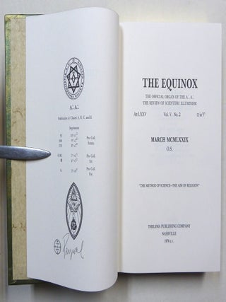 The Equinox. Vol. V, No. 2; The Official Organ of the A. A. The Review of Scientific Illuminism