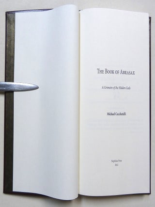 The Book of Abrasax. A Grimoire of the Hidden Gods.