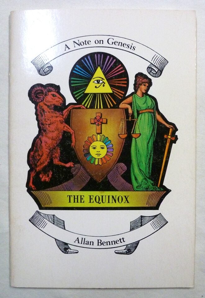Sam Weiser A Note on Genesis | Allan BENNETT, Aleister Crowley, a. | Second Samuel ...
