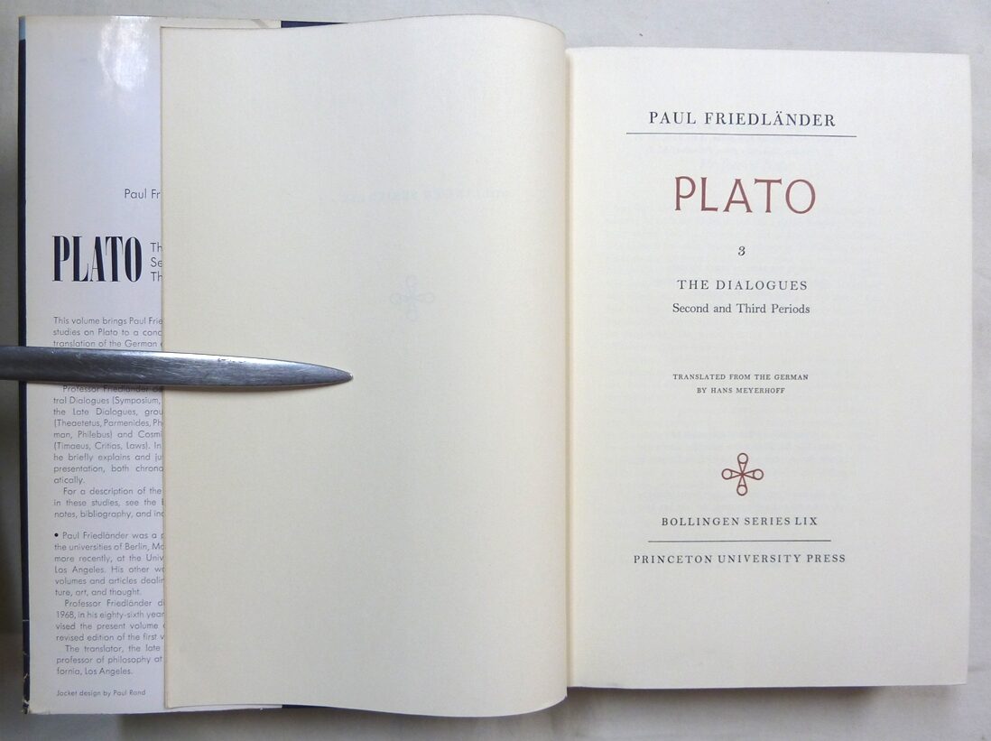 Plato: An Introduction; Plato: The Dialogues. First Period. The ...