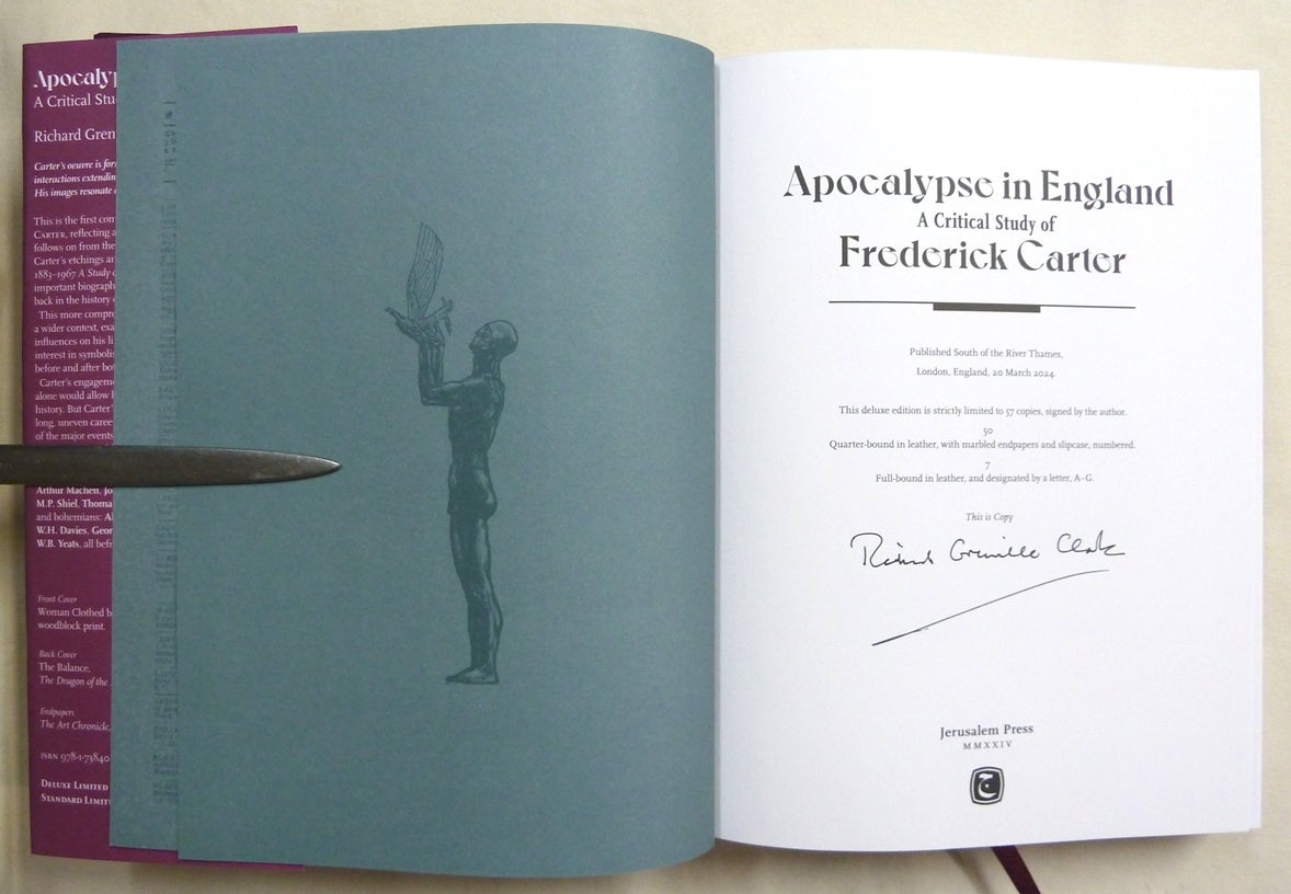 Apocalypse in England. A Critical Study of Frederick Carter | Frederick ...