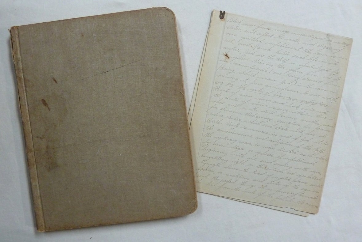 Manoscript Book A Large 200 page Manuscript Notebook comprising various Lessons and ...