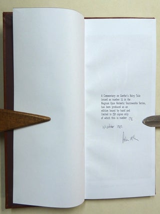 A Commentary on Goethe's Fairy Tale.